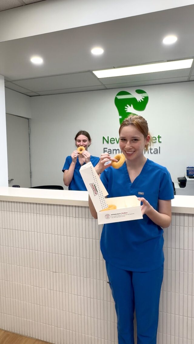 Everyone loves a sweet treat… even our nurses Bella & Shechinah 🍬💖 Everything in moderation 💧🦷

#SweetTreat #DentalTips #EverythingInModeration #MyBossIsBetterThanYours
#DentalLife #HealthySmiles #NurseLife #DentalHumour #WorkPerks #SmileSquad #TreatYourself #OfficeVibes #TeamGoals #WaterFirst